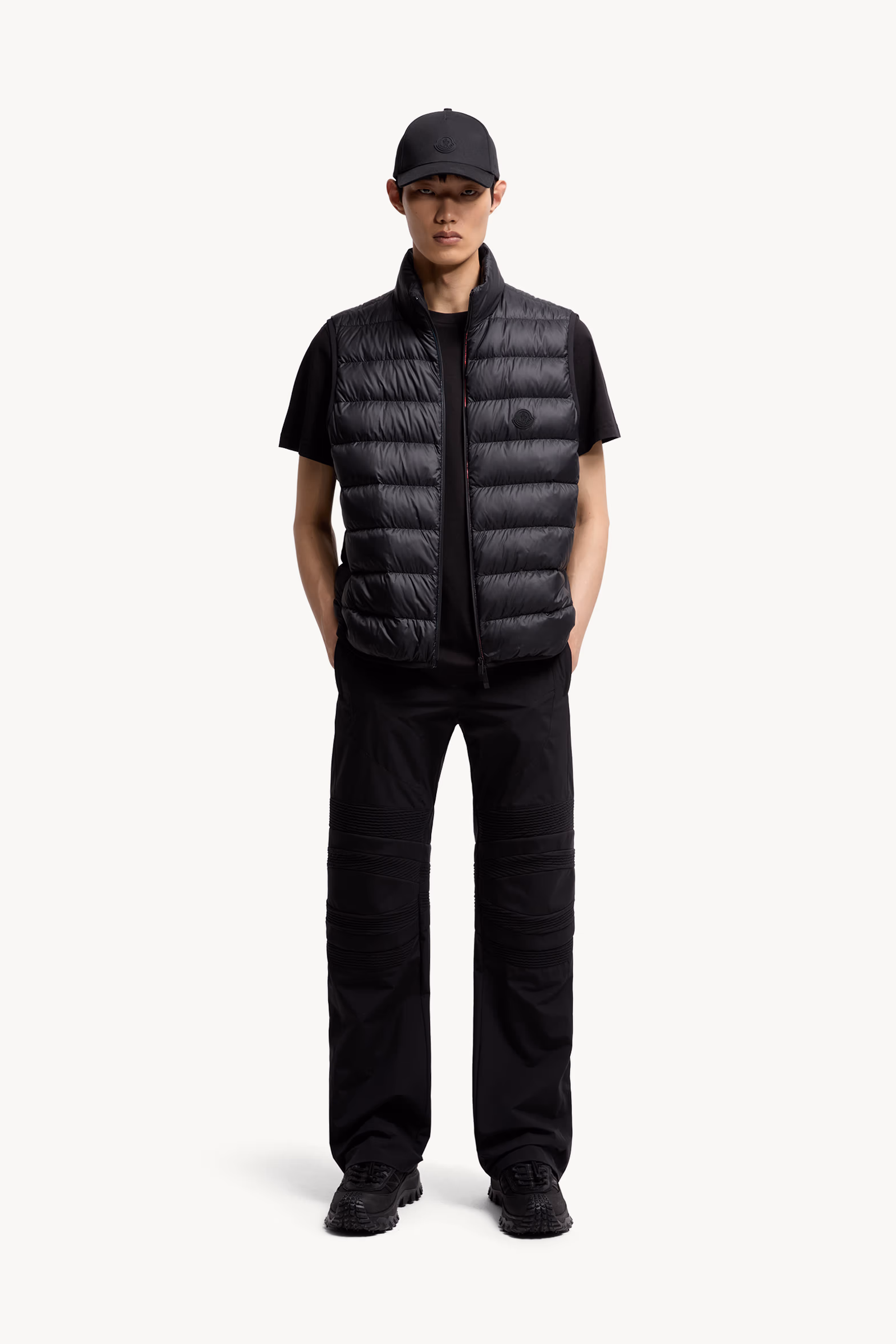 Cotton T-Shirt Men Black Moncler 0